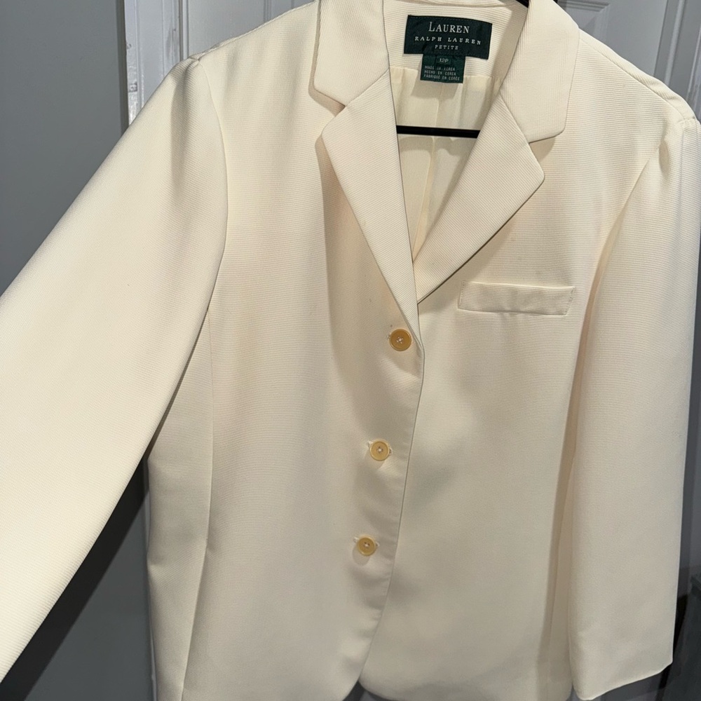 Lauren Ralph Lauren Ivory Blazer
